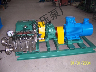 減速機(jī)傳動高(gāo)壓泵